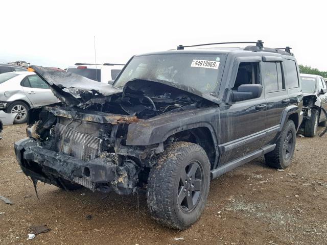 1J8HG48P67C519725 - 2007 JEEP COMMANDER 黑色 照片 2