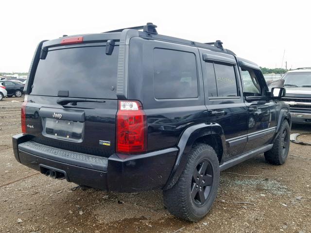 1J8HG48P67C519725 - 2007 JEEP COMMANDER 黑色 照片 4