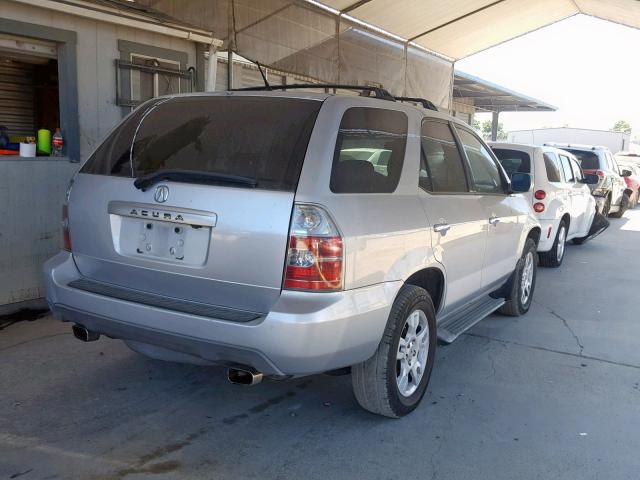 2HNYD18894H540823 - 2004 ACURA MDX TOURIN SILVER photo 4