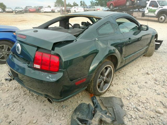 1ZVHT82H785170055 - 2008 FORD MUSTANG GT GREEN photo 4