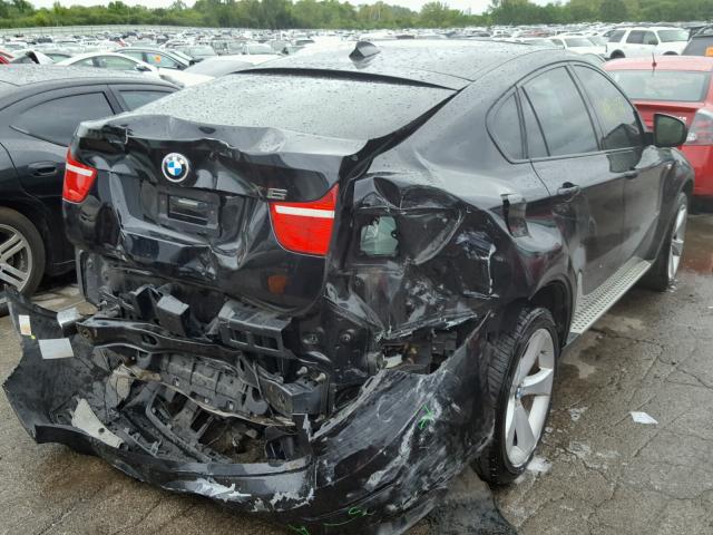 5UXFG8C58ALZ94553 - 2010 BMW X6 XDRIVE5 BLACK photo 4