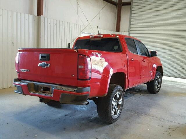 1GCGTCE37G1148709 - 2016 CHEVROLET COLORADO L RED photo 4