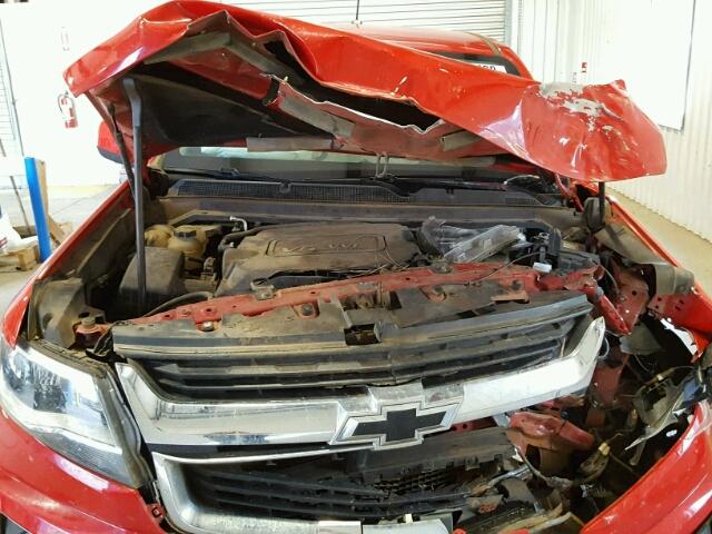 1GCGTCE37G1148709 - 2016 CHEVROLET COLORADO L RED photo 7