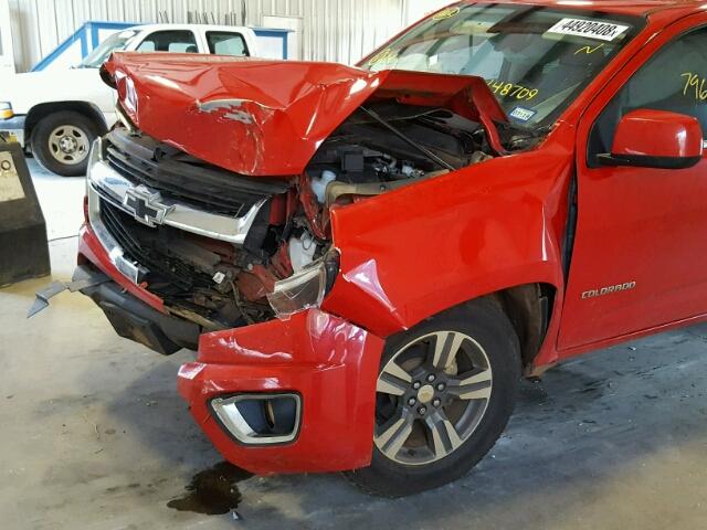 1GCGTCE37G1148709 - 2016 CHEVROLET COLORADO L RED photo 9