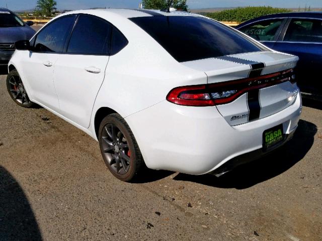 1C3CDFBB5GD540454 - 2016 DODGE DART SXT WHITE photo 3