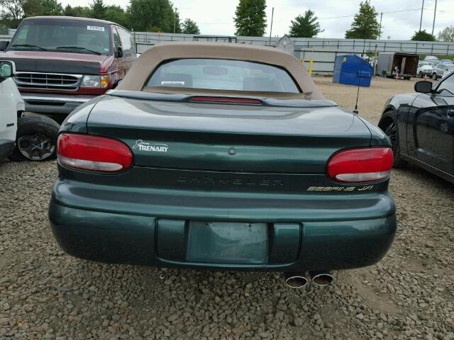 3C3EL55HXWT201509 - 1998 CHRYSLER SEBRING JX GREEN photo 10