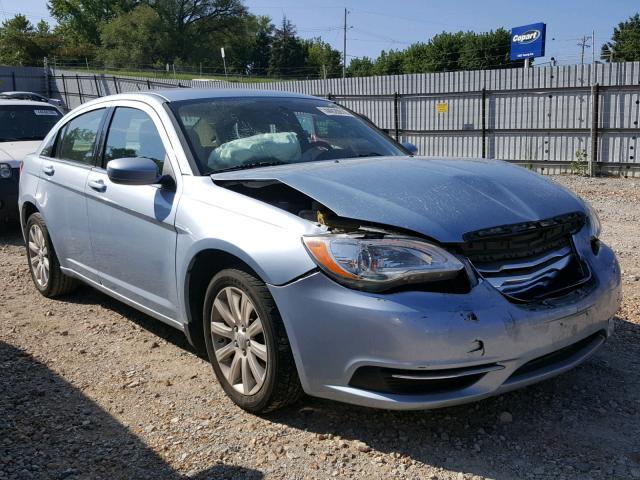 1C3CCBBBCN176207 - 2012 CHRYSLER 200 TOURIN BLUE photo 1