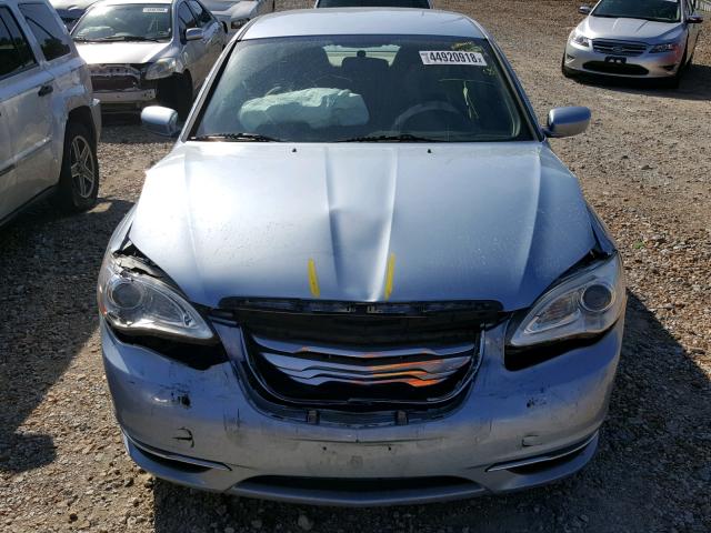 1C3CCBBBCN176207 - 2012 CHRYSLER 200 TOURIN BLUE photo 7