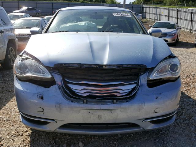 1C3CCBBBCN176207 - 2012 CHRYSLER 200 TOURIN BLUE photo 9