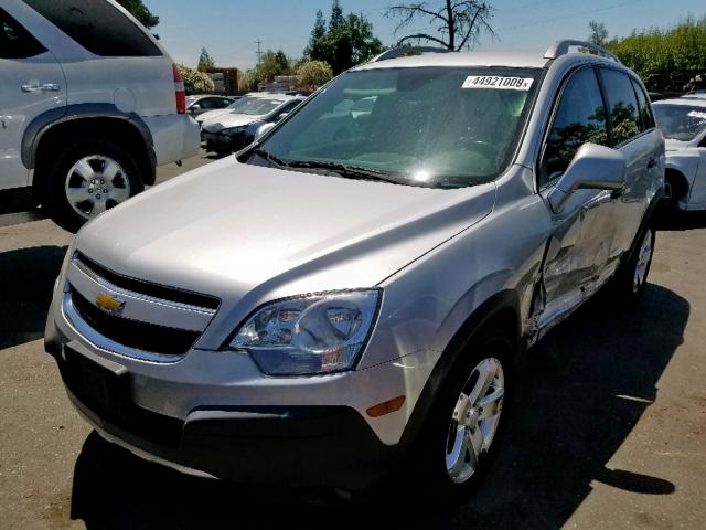 3GNAL2EK1CS558817 - 2012 CHEVROLET CAPTIVA SP SILVER photo 2