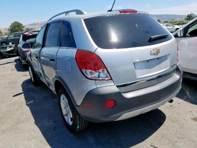 3GNAL2EK1CS558817 - 2012 CHEVROLET CAPTIVA SP SILVER photo 3