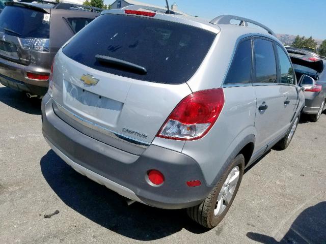 3GNAL2EK1CS558817 - 2012 CHEVROLET CAPTIVA SP SILVER photo 4