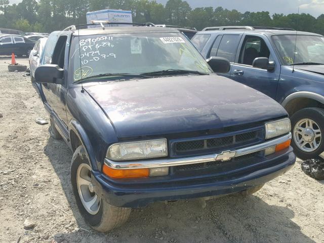 1GNCS13W22K110429 - 2002 CHEVROLET BLAZER BLUE photo 1