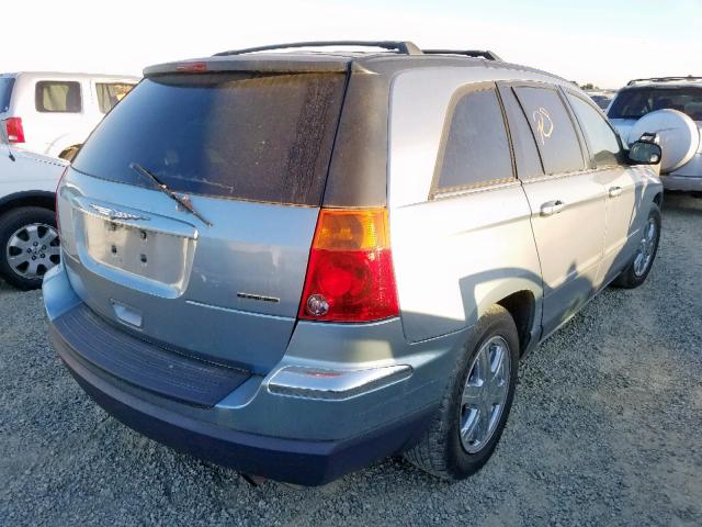 2C8GF68414R646620 - 2004 CHRYSLER PACIFICA BLUE photo 4