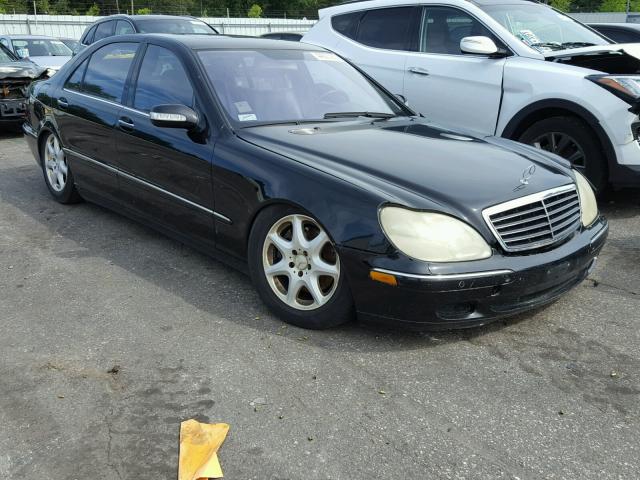 WDBNG84J04A420732 - 2004 MERCEDES-BENZ S 500 4MAT BLACK photo 1