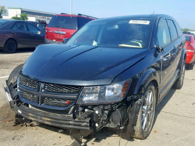 3C4PDCEG3ET276385 - 2014 DODGE JOURNEY R/ BLACK photo 2