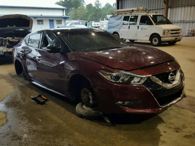 1N4AA6AP2HC424442 - 2017 NISSAN MAXIMA 3.5 RED photo 1