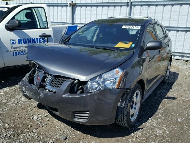 5Y2SP6E86AZ410028 - 2010 PONTIAC VIBE GRAY photo 2