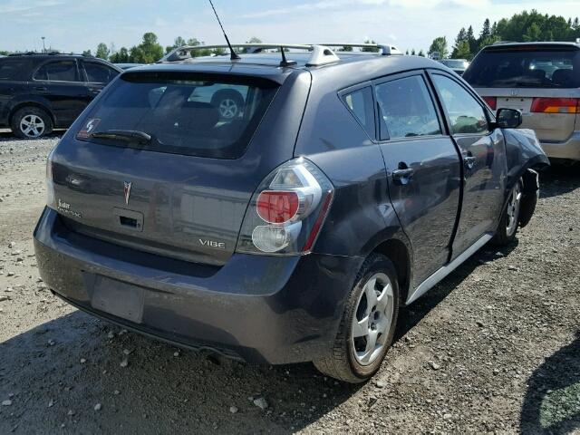 5Y2SP6E86AZ410028 - 2010 PONTIAC VIBE GRAY photo 4