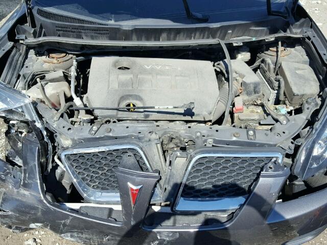 5Y2SP6E86AZ410028 - 2010 PONTIAC VIBE GRAY photo 7