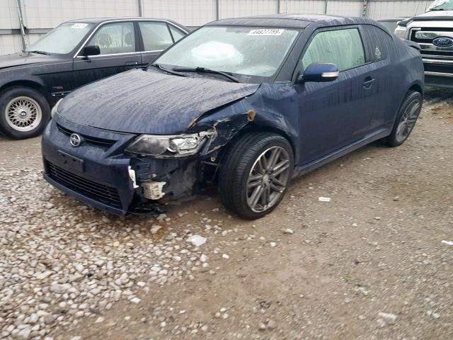 JTKJF5C71C3039314 - 2012 TOYOTA SCION TC ლურჯი ფოტო 2