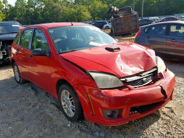 1FAFP37N37W225079 - 2007 FORD FOCUS ZX5 RED photo 1