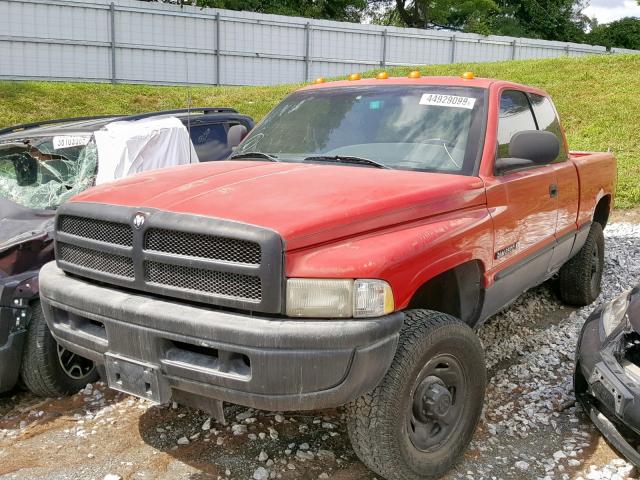 3B7KF22Z0WG106872 - 1998 DODGE RAM 2500 RED photo 2