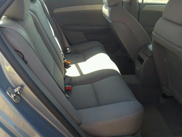 1G1ZH57B884223906 - 2008 CHEVROLET MALIBU 1LT BLUE photo 6