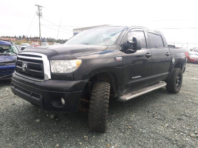 5TFDY5F1XAX147782 - 2010 TOYOTA TUNDRA CRE BLACK photo 2