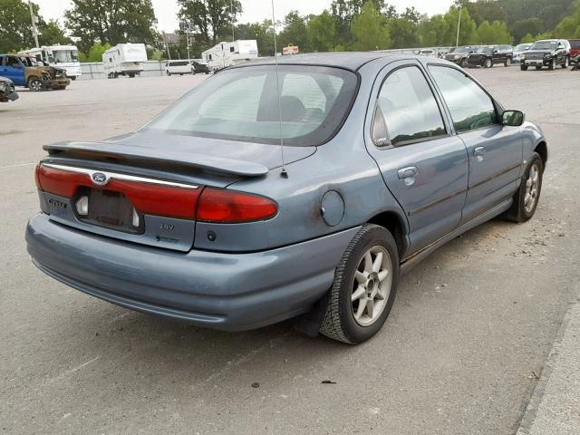 3FAFP66L6XM101017 - 1999 FORD CONTOUR SE BLUE photo 4