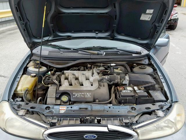 3FAFP66L6XM101017 - 1999 FORD CONTOUR SE BLUE photo 7