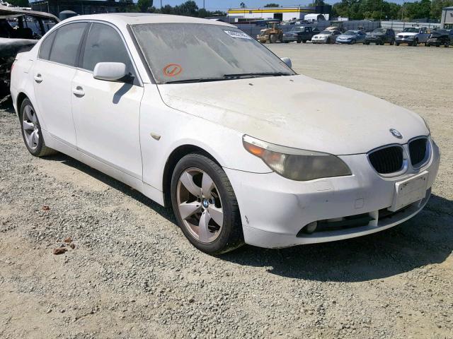 WBANA53515B863809 - 2005 BMW 525 I WHITE photo 1