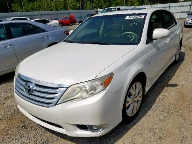 4T1BK3DB7CU457459 - 2012 TOYOTA AVALON BAS WHITE photo 2