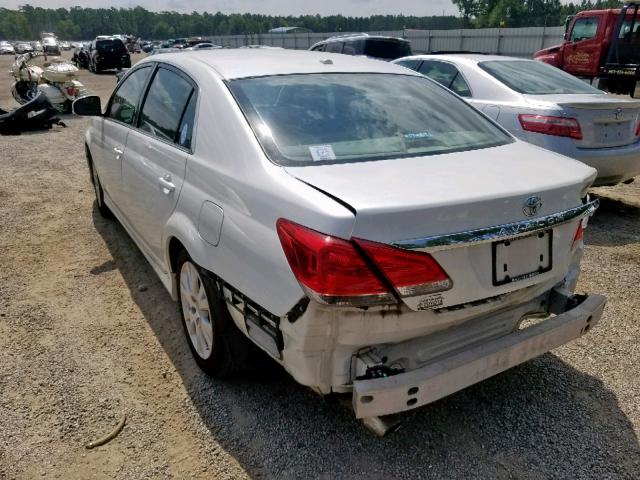 4T1BK3DB7CU457459 - 2012 TOYOTA AVALON BAS WHITE photo 3