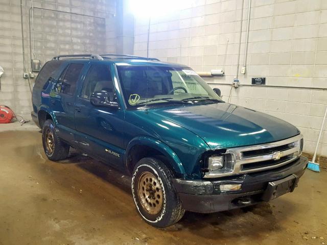 1GNDT13W0T2124042 - 1996 CHEVROLET BLAZER GREEN photo 1