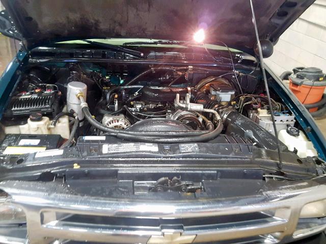 1GNDT13W0T2124042 - 1996 CHEVROLET BLAZER GREEN photo 7