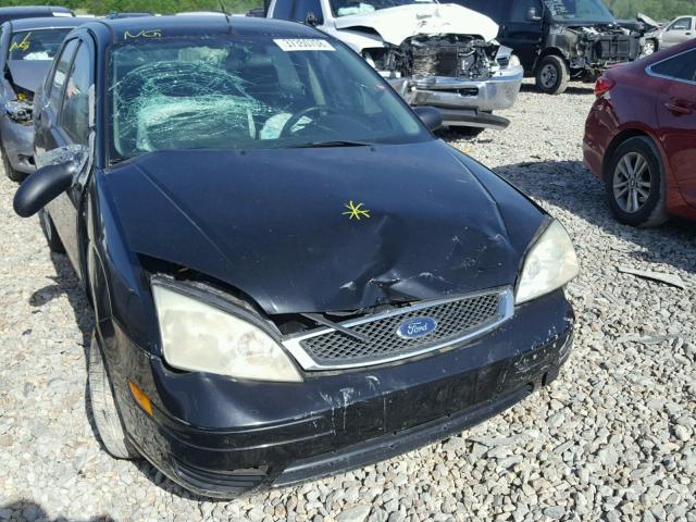 1FAFP34N37W359854 - 2007 FORD FOCUS ZX4 BLACK photo 10