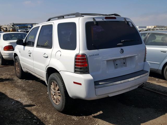 4M2YU80Z37KJ02888 - 2007 MERCURY MARINER CO WHITE photo 3