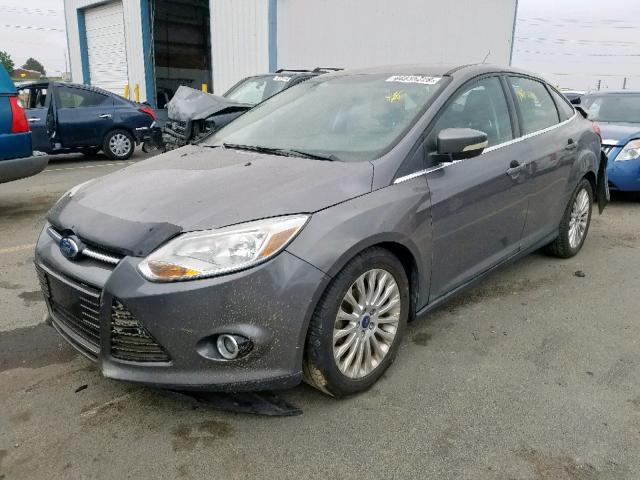 1FAHP3J2XCL143806 - 2012 FORD FOCUS TITA GRAY photo 2