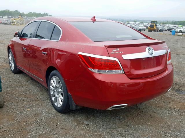 1G4GC5E31DF298126 - 2013 BUICK LACROSSE RED photo 3