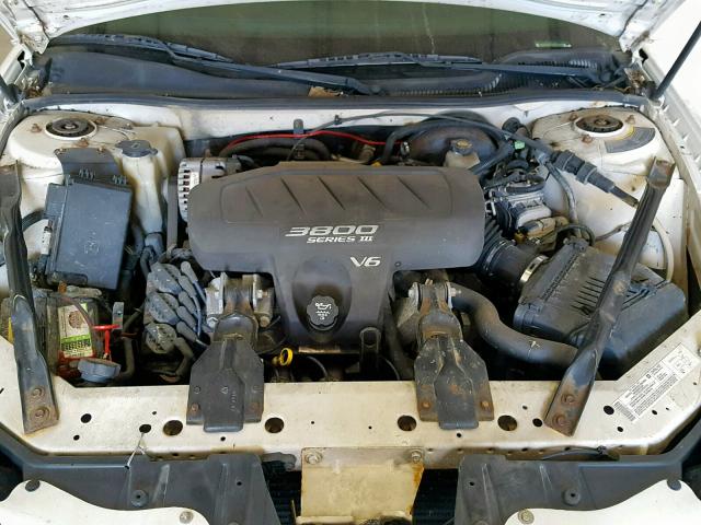2G2WS522041168591 - 2004 PONTIAC GRAND PRIX WHITE photo 7