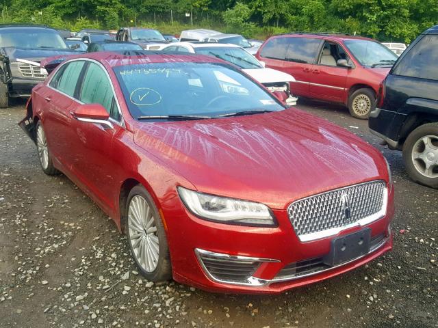 3LN6L5F99HR614461 - 2017 LINCOLN MKZ RESERV RED photo 1