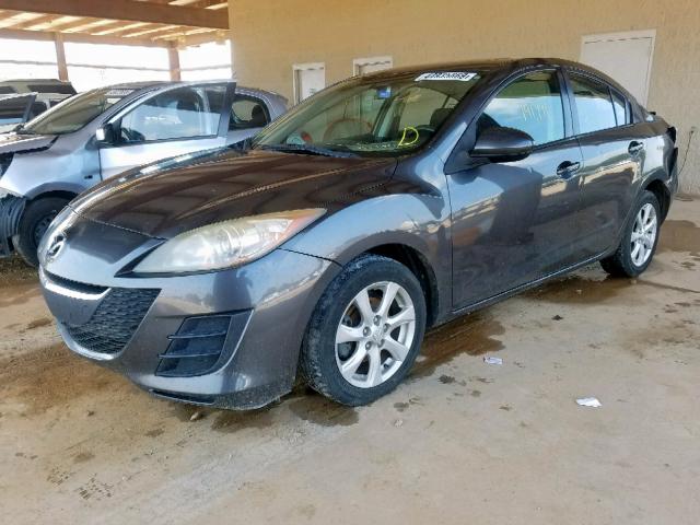 JM1BL1SF4A1174950 - 2010 MAZDA 3 I GRAY photo 2