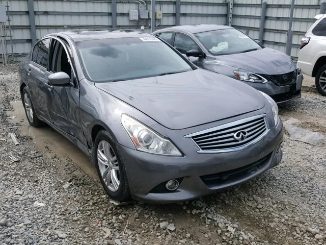 JN1DV6AP0CM812366 - 2012 INFINITI G25 BASE GRAY photo 1