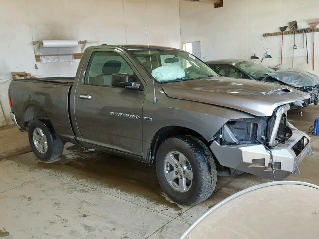 3C6JD7BT4CG239812 - 2012 DODGE RAM 1500 S GRAY photo 1