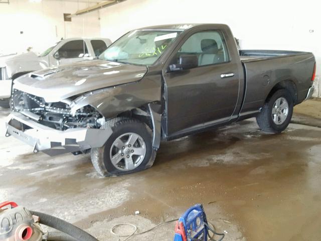 3C6JD7BT4CG239812 - 2012 DODGE RAM 1500 S GRAY photo 2