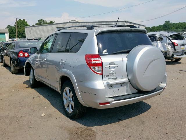 2T3DF4DV6CW190464 - 2012 TOYOTA RAV4 LIMIT SILVER photo 3