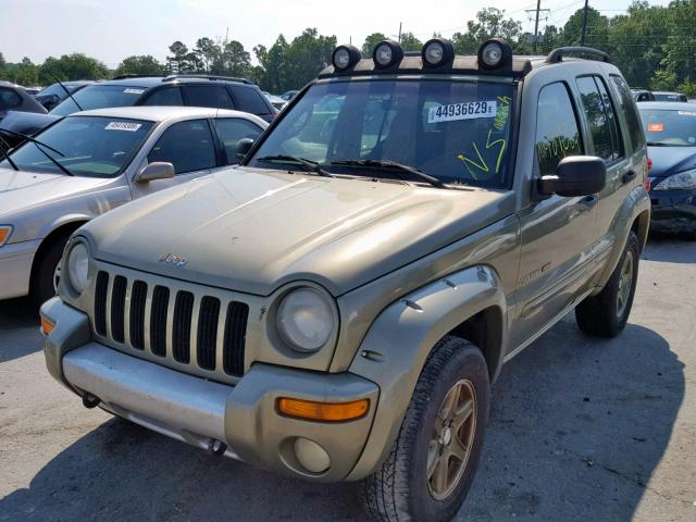 1J4GK38K32W333352 - 2002 JEEP LIBERTY RE GREEN photo 2