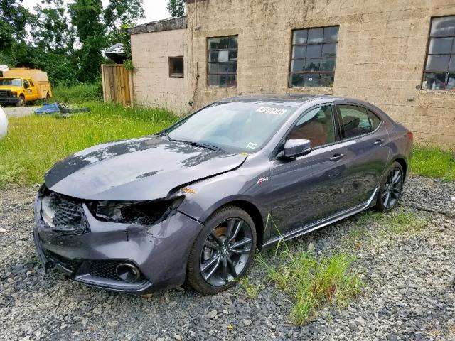 19UUB1F64KA004693 - 2019 ACURA TLX GRAY photo 2