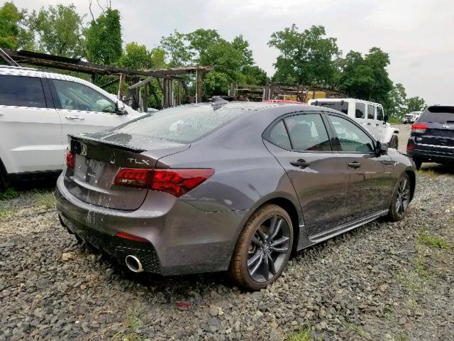 19UUB1F64KA004693 - 2019 ACURA TLX GRAY photo 4